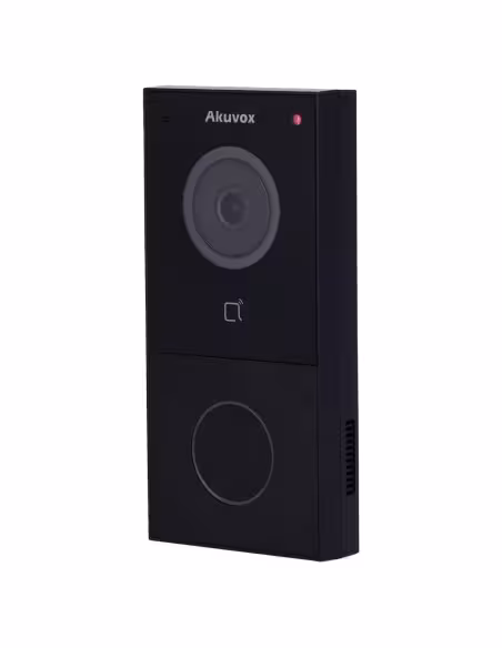 Acheter AKUVOX AK-E12W-BLACK Visiophone IP en saillie - Caméra 2 Mpx | Audio bidirectionnel - Ouverture par carte MF, NFC et
