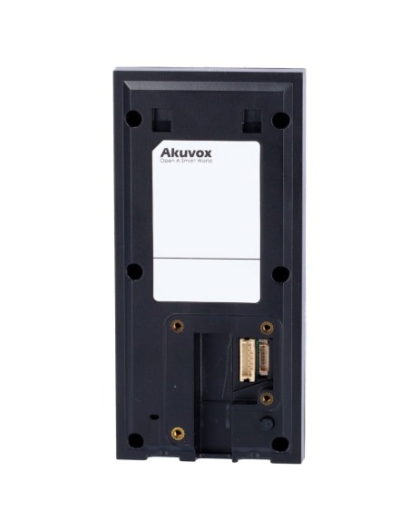 Comprar AKUVOX AK-E12W-BLACK Videoportero IP en superficie - Cámara 2 Mpx | Audio bidireccional - Apertura con tarjeta MF, NFC y