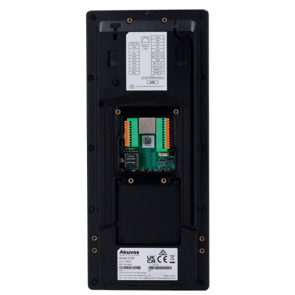 Acquistare AKUVOX AK-E18C Videocitofono IP con controllo accessi - Telecamera 2 Mpx | Audio e video bidirezionale - Facciale, te