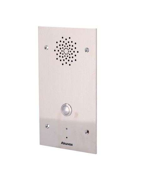 Kaufen AKUVOX AK-E21A vandalismussichere IK10 IP-Türsprechanlage – bidirektionales Audio – 2 Relais | PoE, SIP Standard – Notfal