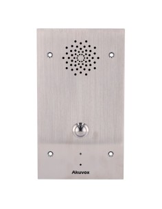 Acheter AKUVOX AK-E21A Portier IP antivandale IK10 - Audio bidirectionnel - 2 relais | PoE, SIP Standard - Interphone d’urgence 2