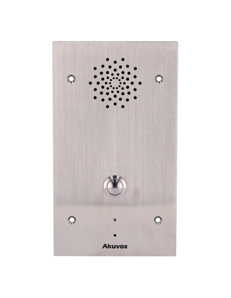 Akuvox AK-E21A Anti-Vandálico IP Porter IK10 - Audio Bidirecional - 2 Relés | Poe, SIP Standard - Intercomunicador de Emergência