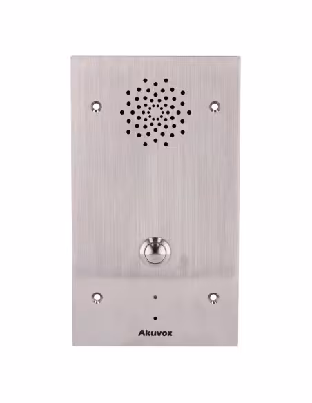 Acheter AKUVOX AK-E21A Portier IP antivandale IK10 - Audio bidirectionnel - 2 relais | PoE, SIP Standard - Interphone d’urgence