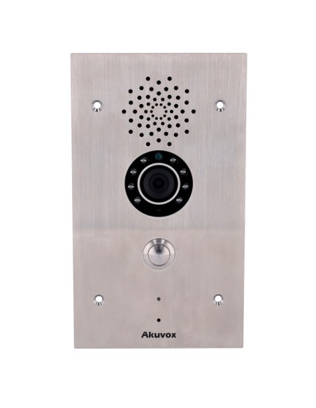 Kaufen AKUVOX AK-E21V vandalensichere IP-Video-Türsprechanlage IK10 – 2-Mpx-Kamera | Zweiwege-Audio – 2 Relais | PoE, standardmä