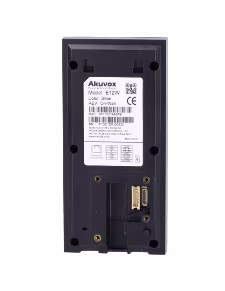 Comprare AKUBELA AK-KIT-E12PS51-POE Kit di domotica e videocitofono Android - IP e WiFi | Placca e monitor - Audio bidirezionale
