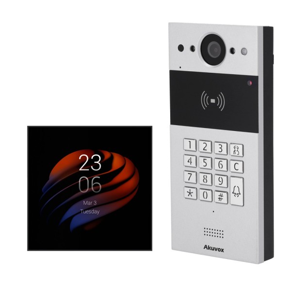 Acquista AKUBELA AK-KIT-R20KPS51-POE Kit di domotica e videocitofono Android - IP & WiFi | Placca e monitor - Audio bidirezional