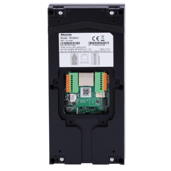 Akubela AK-Kit-R20KPS51-PoE Domotic Kit e reprodução de vídeo - IP & Amp Wifi | Placa e monitor - áudio bidirecional | Azul