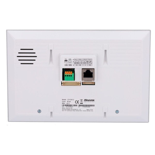 Comprar AKUVOX AK-KIT02-2 Kit de videoportero Linux - 2 hilos &amp; WiFi | Placa y monitor - Audio bidireccional Crystal Clear -