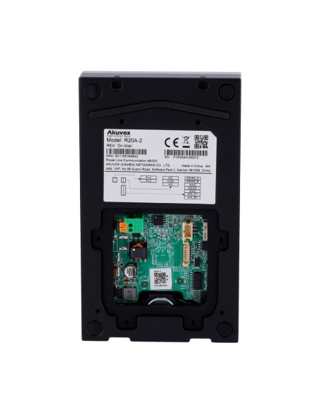 Comprar AKUVOX AK-KIT02-2 Kit de videoportero Linux - 2 hilos &amp; WiFi | Placa y monitor - Audio bidireccional Crystal Clear -