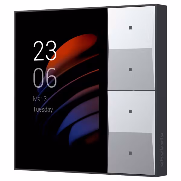 Comprar AKUBELA AK-KS41-KNX-EU Monitor Linux para domótica - Pantalla TFT de 3.27" - Audio bidireccional | Monitor de videoporte