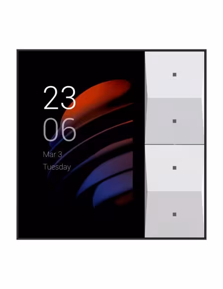 Kaufen AKUBELA AK-KS41-KNX-EU Linux-Monitor für Hausautomation – 3,27"-TFT-Display – Zwei-Wege-Audio | Video-Türsprechanlagenmon
