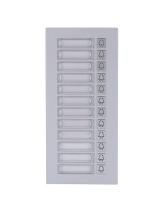 Akuvox AK-MD12 Extension Module - 12 botões - Compatível com AK-R20B-XB e AK-R20K - Conexão RS485 - Conjunto de tapete 2