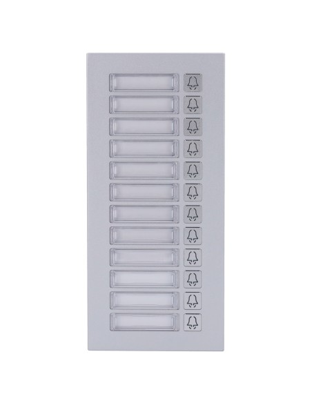 Akuvox AK-MD12 Extension Module - 12 botões - Compatível com AK-R20B-XB e AK-R20K - Conexão RS485 - Conjunto de tapete