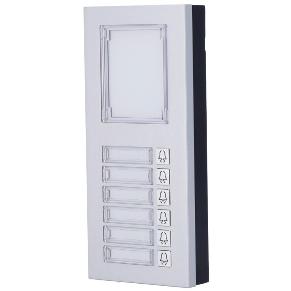 Acquistare AKUVOX AK-MD6 Modulo di estensione - 6 pulsanti e pannello informativo - Compatibile con AK-R20B-xB e AK-R20K(-2) - C