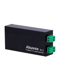 Comprar AKUVOX AK-NC-2 Conversor IP a 2 hilos - 1 grupo de 2 hilos - 1 grupo TCP/IP con RJ45 | Salida PoE - Alimenta dispositivo