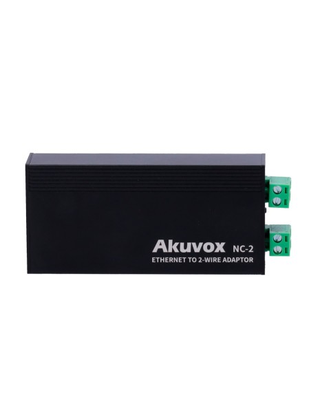 Comprar AKUVOX AK-NC-2 Conversor IP a 2 hilos - 1 grupo de 2 hilos - 1 grupo TCP/IP con RJ45 | Salida PoE - Alimenta dispositivo