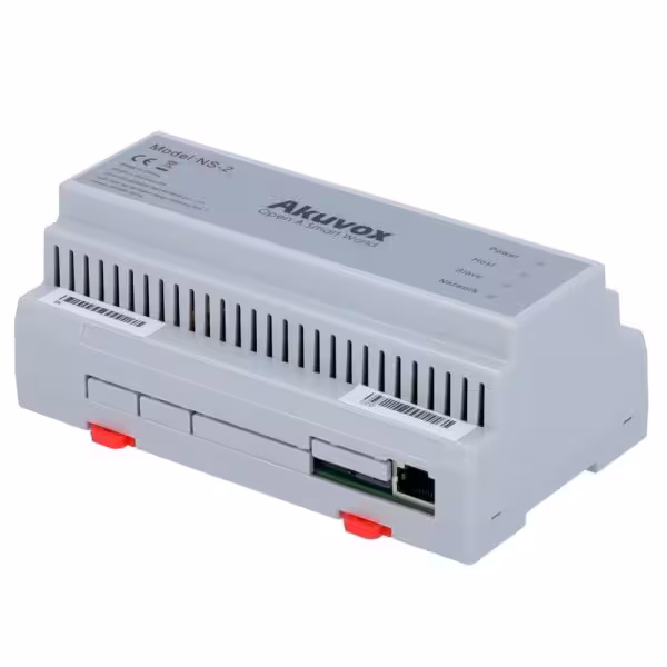 Kaufen AKUVOX AK-NS-2 2-Draht-zu-IP-Konverter – 6 Gruppen mit 2-Draht – TCP/IP mit RJ45 – versorgt 2-Draht-Geräte – Anschl…