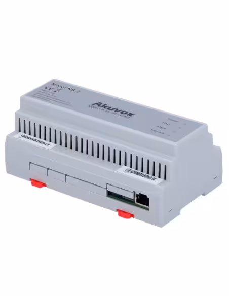 Kaufen AKUVOX AK-NS-2 2-Draht-zu-IP-Konverter – 6 Gruppen mit 2-Draht – TCP/IP mit RJ45 – versorgt 2-Draht-Geräte – Anschl…