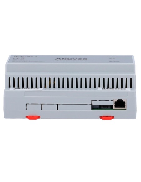 Acheter AKUVOX AK-NS-2 Convertisseur 2 fils vers IP - 6 groupes de 2 fils - TCP/IP avec RJ45 - Alimente les dispositifs 2 fils -