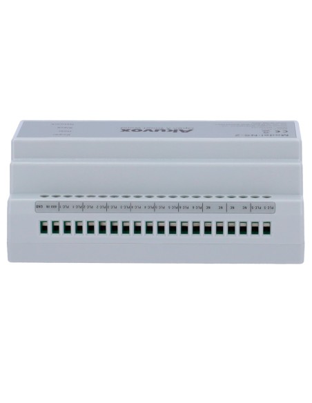 Comprar AKUVOX AK-NS-2 Conversor 2 hilos a IP - 6 grupos de 2 hilos - TCP/IP con RJ45 - Alimenta dispositivos de 2 hilos - Conex