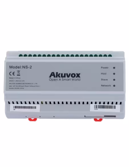 Kaufen AKUVOX AK-NS-2 2-Draht-zu-IP-Konverter – 6 Gruppen mit 2-Draht – TCP/IP mit RJ45 – versorgt 2-Draht-Geräte – Anschl…