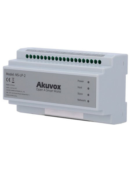 Comprar AKUVOX AK-NS-LP-2 Distribuidor para comunidades 2 hilos LP - Alimenta hasta 26 monitores con WiFi - Conexión de distribu