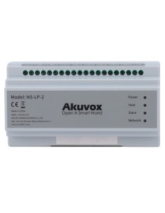 Akuvox AK-NS-LP-2 Distribuidor para Comunidades 2 Tópicos LP - Feed até 26 monitores com WiFi - Conexão de distribuidores E 2