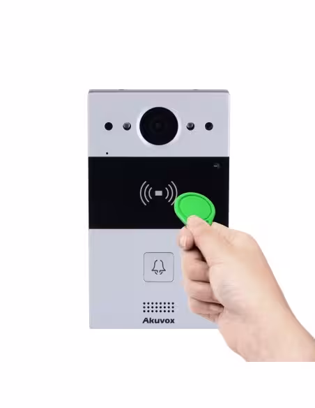 Kaufen AKUVOX AK-R20A IP-Video-Türsprechanlage zur Aufputzmontage – 2-Mpx-Kamera | Zwei-Wege-Audio – Öffnung mit EM/MF-Karte und