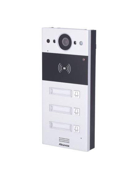 Comprar AKUVOX AK-R20B-3B Videoportero IP en superficie - Cámara 2 Mpx | Audio bidireccional - Apertura con tarjeta EM/MF y NFC 