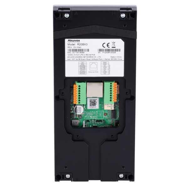 Kaufen AKUVOX AK-R20B-3B IP-Video-Türsprechanlage zur Aufputzmontage – 2-Mpx-Kamera | Bidirektionales Audio – Öffnung per EM/MF-
