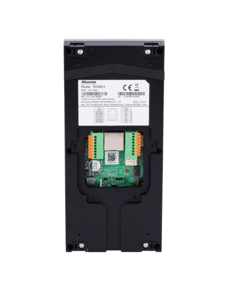 Comprar AKUVOX AK-R20B-3B Videoportero IP en superficie - Cámara 2 Mpx | Audio bidireccional - Apertura con tarjeta EM/MF y NFC 