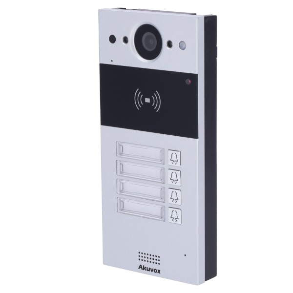 Kaufen AKUVOX AK-R20B-4B IP-Video-Türsprechanlage zur Aufputzmontage – 2-MPx-Kamera | Bidirektionales Audio – Türöffnung mit EM/