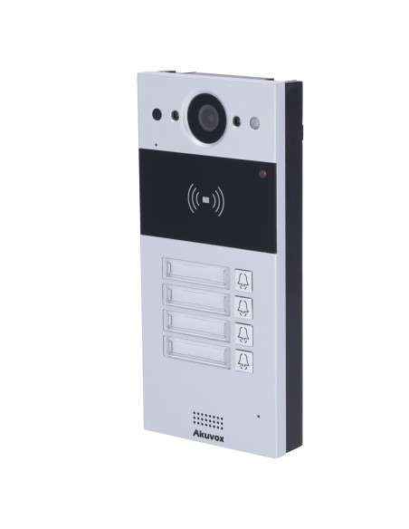 Comprar AKUVOX AK-R20B-4B Videoportero IP en superficie - Cámara 2 Mpx | Audio bidireccional - Apertura con tarjeta EM/MF y NFC 