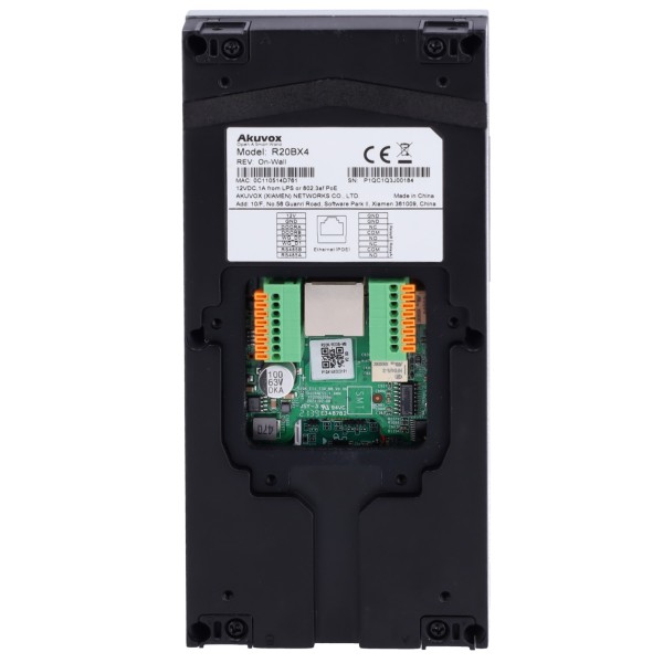 Comprar AKUVOX AK-R20B-4B Videoportero IP en superficie - Cámara 2 Mpx | Audio bidireccional - Apertura con tarjeta EM/MF y NFC 