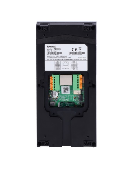 Kaufen AKUVOX AK-R20B-4B IP-Video-Türsprechanlage zur Aufputzmontage – 2-MPx-Kamera | Bidirektionales Audio – Türöffnung mit EM/