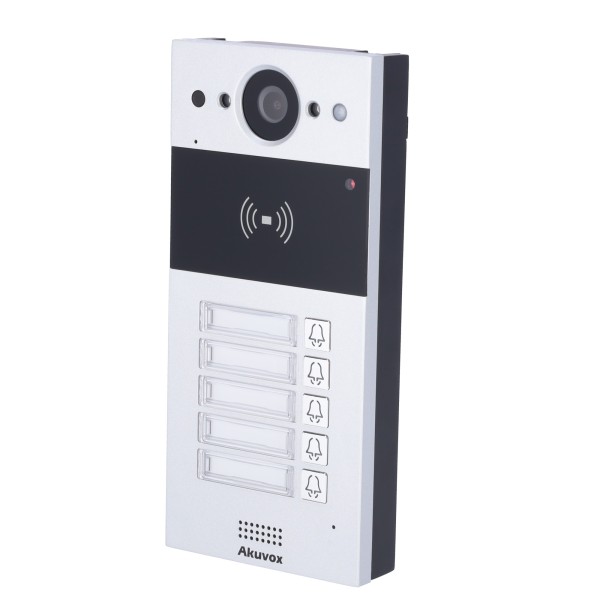 Acheter AKUVOX AK-R20B-5B Visiophone IP en saillie - Caméra 2 Mpx | Audio bidirectionnel - Ouverture avec cartes EM/MF et NFC