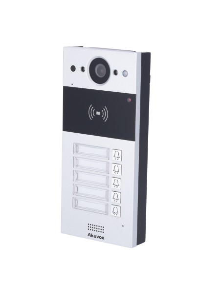 Acheter AKUVOX AK-R20B-5B Visiophone IP en saillie - Caméra 2 Mpx | Audio bidirectionnel - Ouverture avec cartes EM/MF et NFC