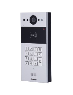 Akuvox AK-R20K Reprodução de vídeo na superfície - câmera 2 MPX | Audio bidirecional - abertura com cartão EM / MF, NFC e PIN | 