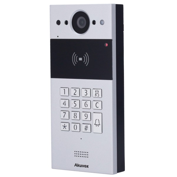 Comprar AKUVOX AK-R20K Videoportero IP en superficie - Cámara 2 Mpx | Audio bidireccional - Apertura con tarjeta EM/MF, NFC y PI