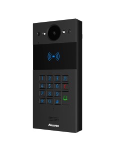 Akuvox AK-R20K-Black VideoParto IP na superfície - câmera 2 MPX | Audio bidirecional - abertura com cartão EM / MF, NFC e PIN 