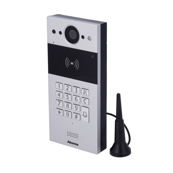 Comprar AKUVOX AK-R20K-L Videoportero IP en superficie - Cámara 2 Mpx | Audio bidireccional - Apertura con tarjeta EM/MF, NFC y 