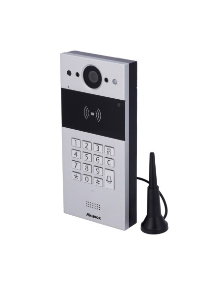 Comprar AKUVOX AK-R20K-L Videoportero IP en superficie - Cámara 2 Mpx | Audio bidireccional - Apertura con tarjeta EM/MF, NFC y 