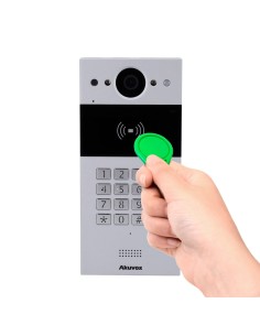 Comprar AKUVOX AK-R20K-L Videoportero IP en superficie - Cámara 2 Mpx | Audio bidireccional - Apertura con tarjeta EM/MF, NFC y  2