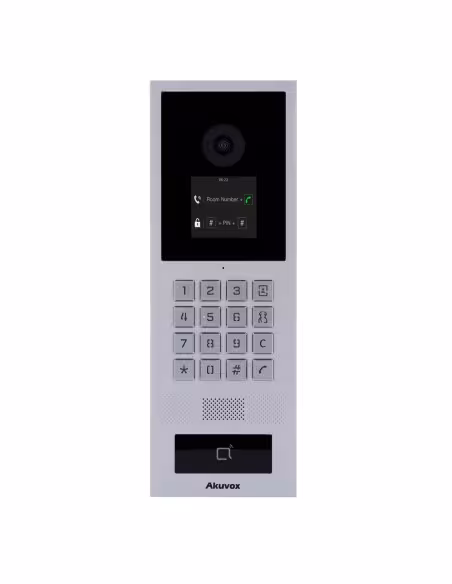 Kaufen AKUVOX AK-S532 vandalensichere IP-Video-Türsprechanlage IK08 – 2-Mpx-Kamera | Bidirektionales Audio – EM/MF-Karte, NFC, B