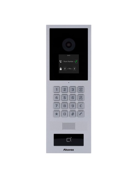 Comprar AKUVOX AK-S532 Videoportero IP antivandálico IK08 - Cámara 2 Mpx | Audio bidireccional - Tarjeta EM/MF, NFC, BLE y PIN |