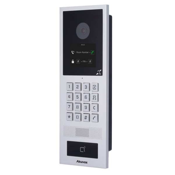 Comprar AKUVOX AK-S532-BIM Videoportero IP antivandálico IK08 - Cámara 2 Mpx | Audio bidireccional y BIM - Tarjeta EM/MF, NFC, B