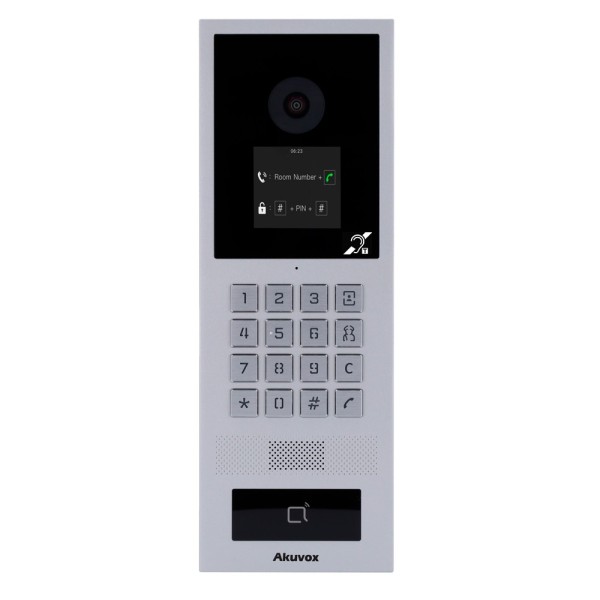 Acheter AKUVOX AK-S532-BIM Interphone vidéo IP antivandale IK08 - Caméra 2 Mpx | Audio bidirectionnel et BIM - Carte EM/MF, NFC,