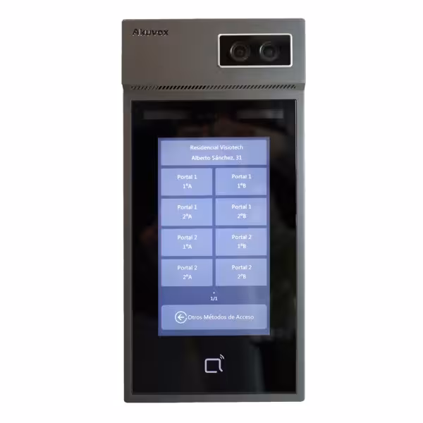 Acheter AKUVOX AK-S535 Visiophone IP antivandale IK08 - Caméra 2 Mpx/1 Mpx | Audio bidirectionnel - Reconnaissance faciale, cart