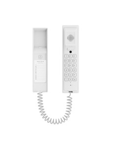Akuvox AK-S560-Telefone branco para player de vídeo - LED de status e teclas de função - Cristal de áudio bidirecional - TCP