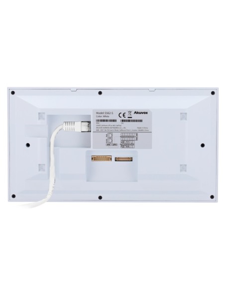 Comprar AKUVOX AK-S562-S-WHITE Monitor Linux para videoportero - Pantalla TFT de 7" | Montaje en superficie - Audio bidirec